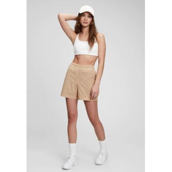 Pantaloni scurti cu talie medie elastica
