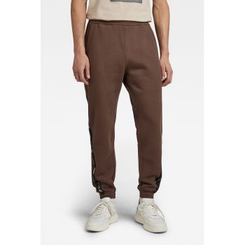 Pantaloni sport relaxed fit din bumbac