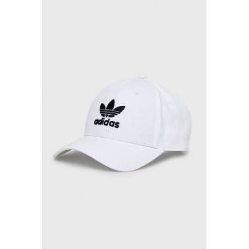 adidas Originals șapcă de baseball din bumbac culoarea alb, cu imprimeu FJ2545 de firma originala