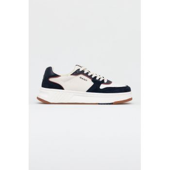 Gant sneakers Kazpar , culoarea alb