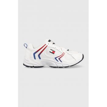 Tommy Jeans sneakers City Runner , culoarea alb