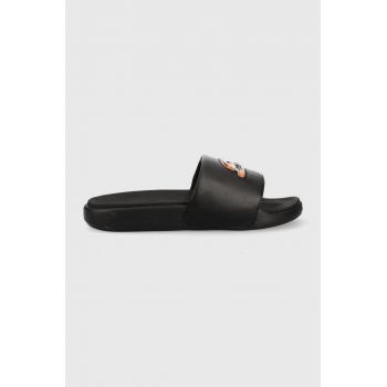 Skechers papuci barbati, culoarea negru de firma originali