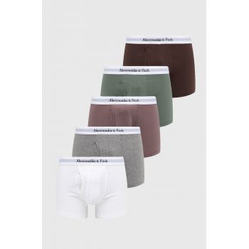 Abercrombie & Fitch boxeri (5-pack) 5-pack barbati, culoarea rosu