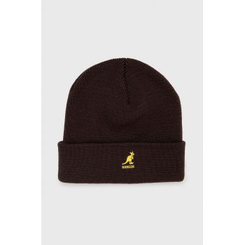 Kangol caciula culoarea maro, ieftina