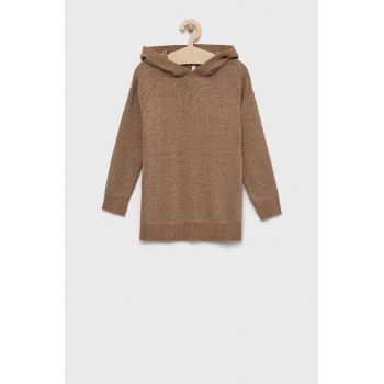 Birba&Trybeyond pulover copii culoarea maro, light ieftin