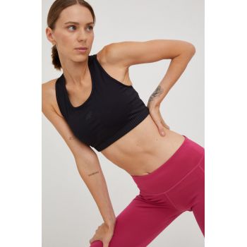 4F sutien sport culoarea negru