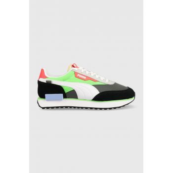 Puma sneakers FUTURE RIDER PLAY ON culoarea verde 371149