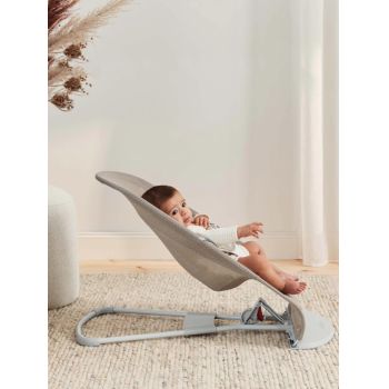 Balansoar Balance Soft Grey BeigeWhite Mesh Baby Bjorn