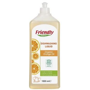 Detergent de vase cu portocale Friendly Organic 1000 ml