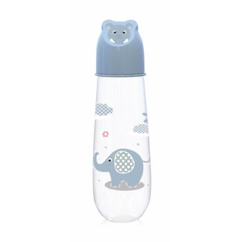 Biberon Animals 250 ml capac decorat 0 luni+ Moonlight Blue