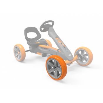 Roata fata Kart Reppy gri-orange 10x2,5 de firma original