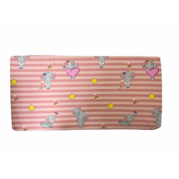 Saltea basic cu animalute 120604 cm pink Kreis Design