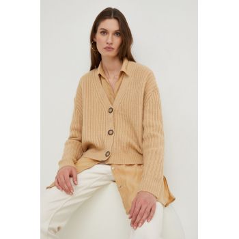 Answear Lab cardigan femei, culoarea maro ieftin