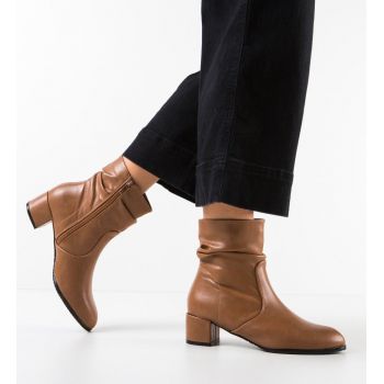 Botine dama Vigon Camel