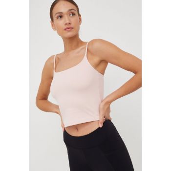 4F top de yoga culoarea roz