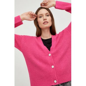 Answear Lab cardigan femei, culoarea roz, light