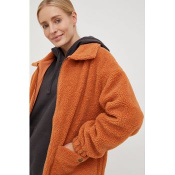 Billabong bluza femei, culoarea portocaliu, neted