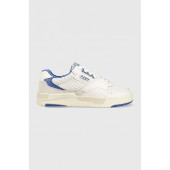 Gant sneakers din piele Ellizy , culoarea alb