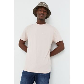 Abercrombie & Fitch tricou din bumbac culoarea roz, cu imprimeu