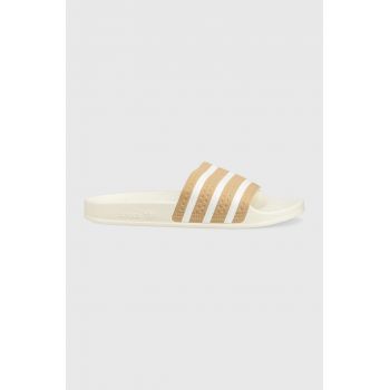 adidas Originals papuci Adilette GY2102 barbati, culoarea bej GY2102-MAGBEI/WHT