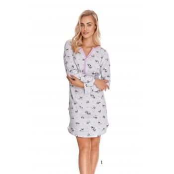 Cămașă de noapte din bumbac Livia 2574 N XL