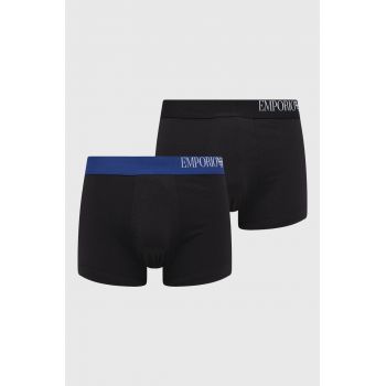 Emporio Armani Underwear boxeri (3-pack) barbati, culoarea negru