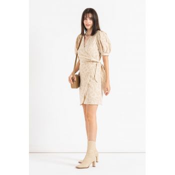 OBJECT - Rochie mini petrecuta din amestec de in Katrin