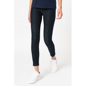 Blugi skinny cu talie inalta