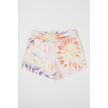 Pantaloni scurti de bumbac cu imprimeu