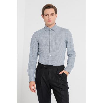 Camasa slim fit cu guler ascutit Hank