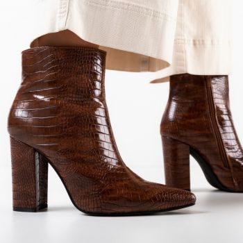 Botine dama Cian Camel Botine dama Cian Camel