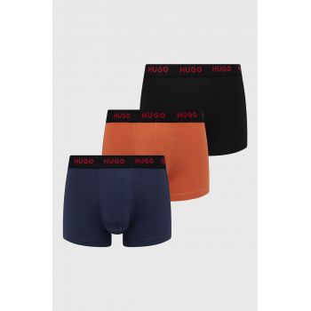 HUGO boxeri (3-pack) barbati, culoarea verde