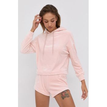 UGG Bluză femei, culoarea roz, material neted