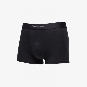 Calvin Klein Embossed Icon Cotton Trunk Black