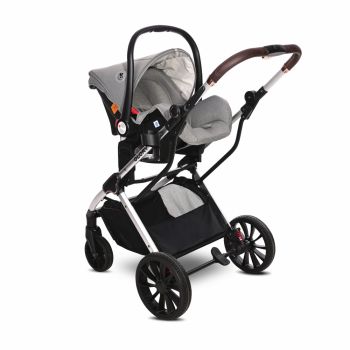 Carucior Set 3 in 1 Glory cadru din aluminiu pana la 22 kg opaline grey