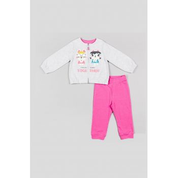 zippy compleu bebe culoarea gri