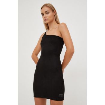 LaBellaMafia rochie culoarea negru, mini, mulata