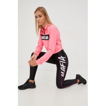 LaBellaMafia leggins de antrenament femei, culoarea negru, cu imprimeu