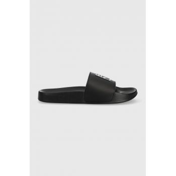 Puma șlapi de piele x VOGUE, Leadcat 2.0 femei, culoarea negru 393311-01 de firma originali