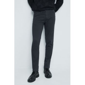 Medicine pantaloni barbati, culoarea gri, mulata