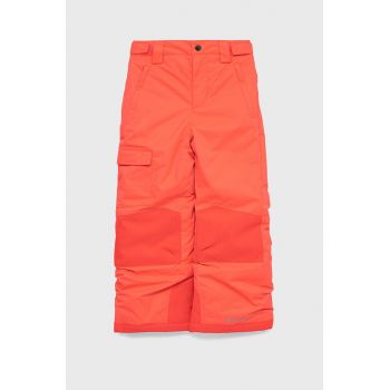 Columbia pantaloni de schi pentru copii culoarea rosu