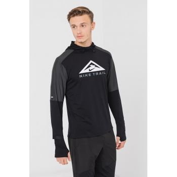 Hanorac cu imprimeu logo si tehnologie Dri-FIT - pentru alergare Trail