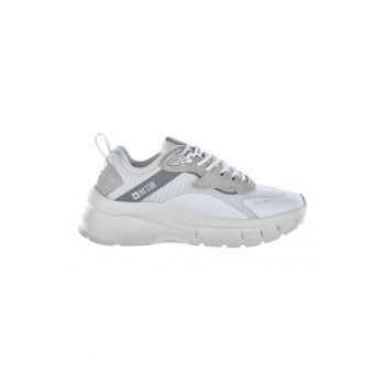 Pantofi sport cu detalii din piele intoarsa
