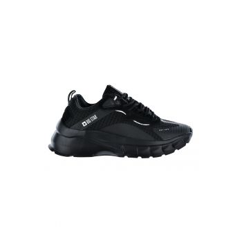 Pantofi sport cu detalii din piele intoarsa