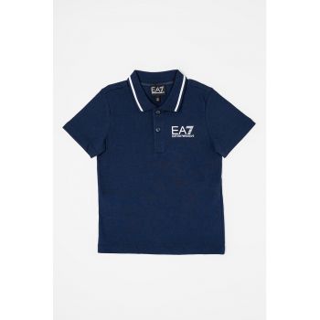 Tricou polo cu imprimeu logo pe piept