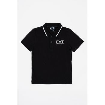 Tricou polo cu imprimeu logo pe piept