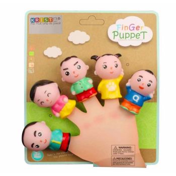 Set 5 figurine Mascote pentru degete, Finger Puppet Emotii