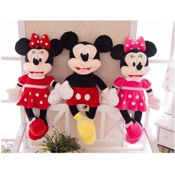 Set doua mascote Mickey si Minnie Mouse 50 Cm
