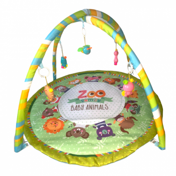 Centru de activitati bebelusi, saltea cu arcada, Zoo Family