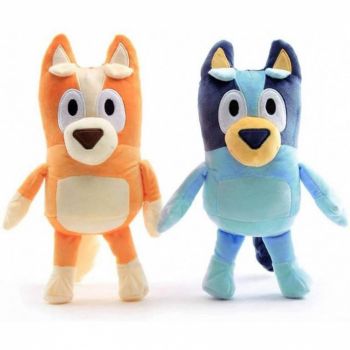 Set 2 mascote din plus Bluey si Bingo, 30 cm